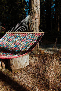 Our hammocks are both beautiful and helpful in aiding your nervous system regulation